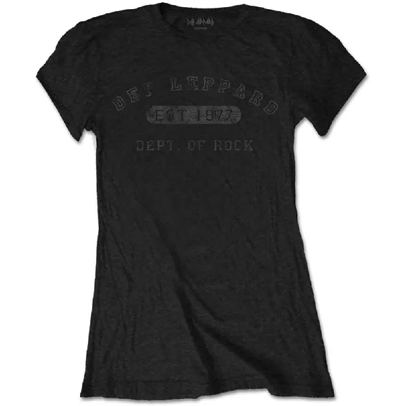 DEF LEPPARD Attractive T-Shirt, Collegiate Logo-- Wool Fabric Cashmere Fabric Tweed Fabric DEF LEPPARD Attractive T-Shirt, Collegiate Logo-- Wool Fabric Cashmere Fabric Tweed Fabric