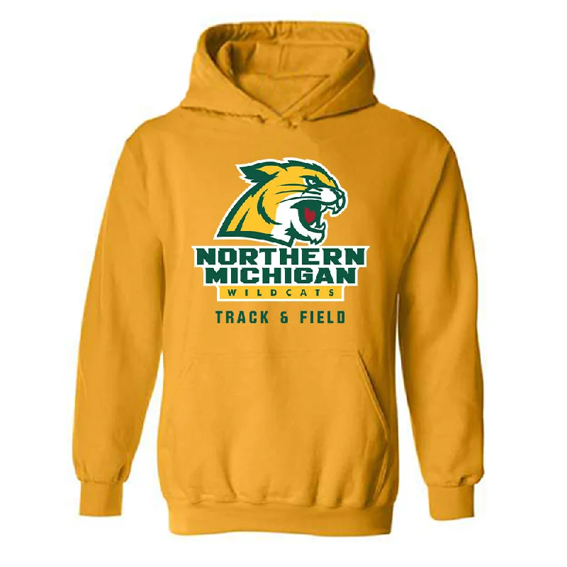 Northern Michigan - NCAA Women's Track & Field : Brooklyn Williamson - Classic Shersey Hooded Sweatshirt Hoodie with Hem Drawcord Adjustable Customizable Northern Michigan - NCAA Women's Track & Field : Brooklyn Williamson - Classic Shersey Hooded Sweatshirt Hoodie with Hem Drawcord Adjustable Customizable