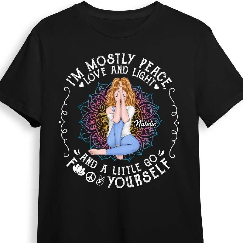 Personalized Gift For Daughter I'm Peace, Love And Light Shirt - Hoodie - Sweatshirt 23026 Hoodie with Hem Detail Decorative Unique Personalized Gift For Daughter I'm Peace, Love And Light Shirt - Hoodie - Sweatshirt 23026 Hoodie with Hem Detail Decorative Unique
