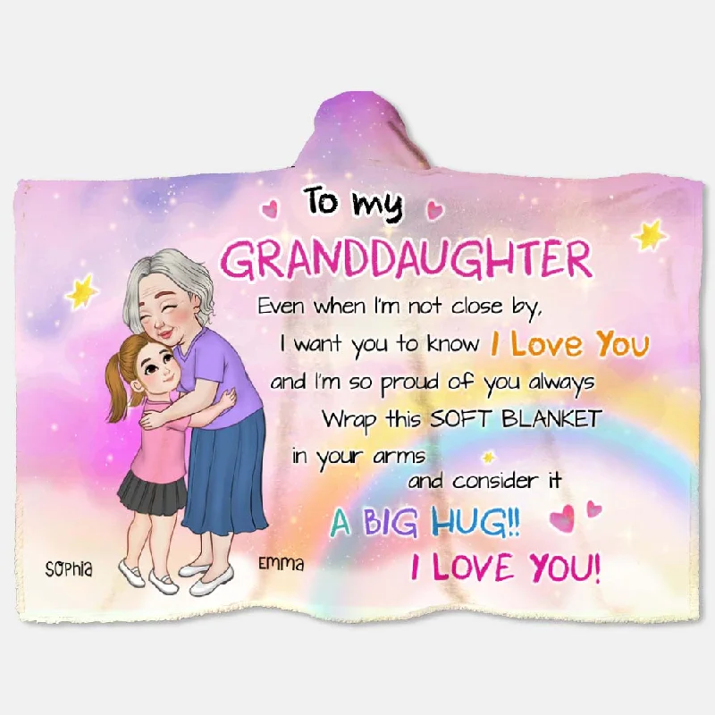 Personalized Gift For Granddaughter I Am So Proud Of You Blanket Hoodie 37269 Hoodie with Hem Elastic Stretchable Comfortable Personalized Gift For Granddaughter I Am So Proud Of You Blanket Hoodie 37269 Hoodie with Hem Elastic Stretchable Comfortable