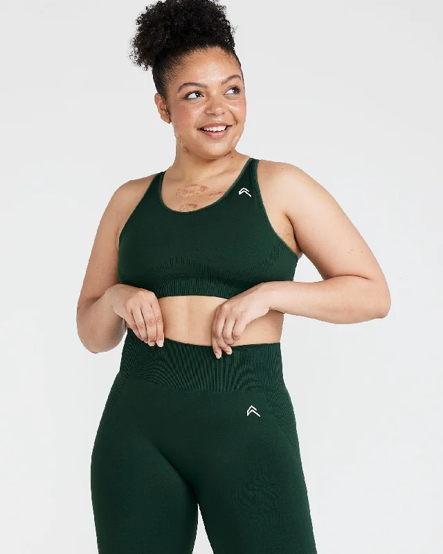 Classic Seamless 2.0 Bralette | Evergreen Marl