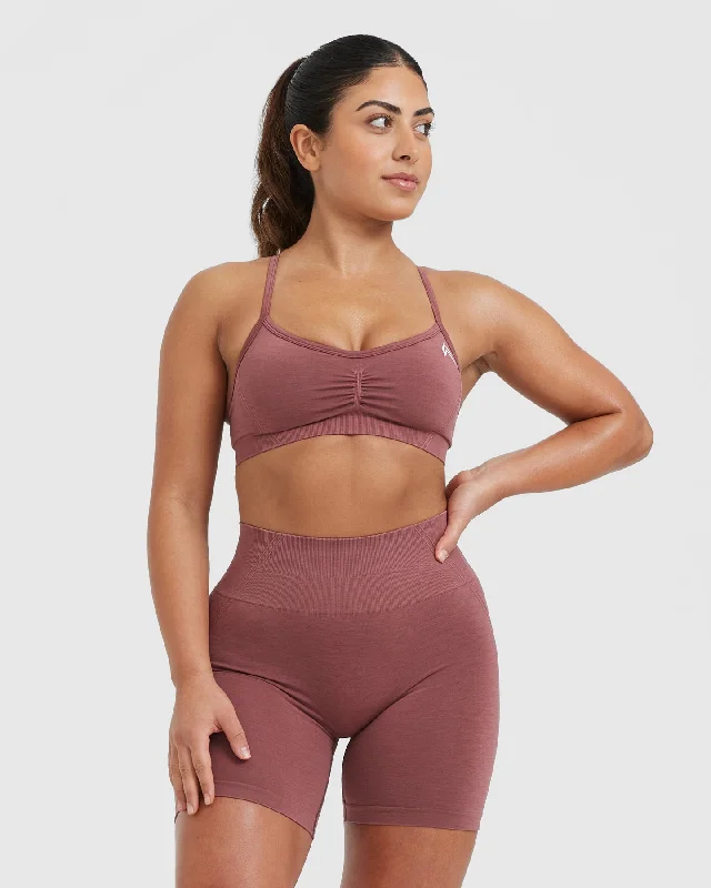 Effortless Strappy Bralette | Berry