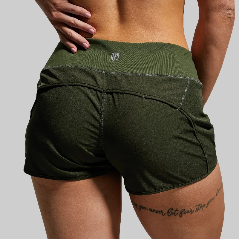 Free Flow Short (Tactical Green)