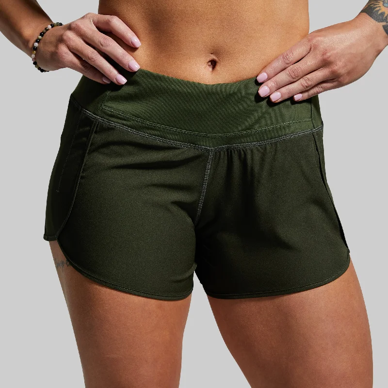 Free Flow Short (Tactical Green)