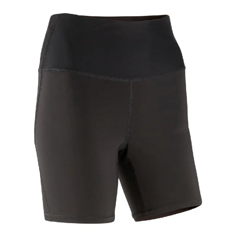 Shaping High-Waisted Fitness Cardio Shorts - Black