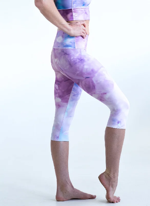 Pink Tie Dye Capris