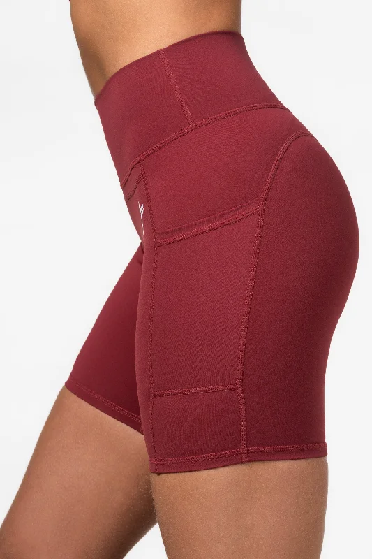 Red Techna Shorts