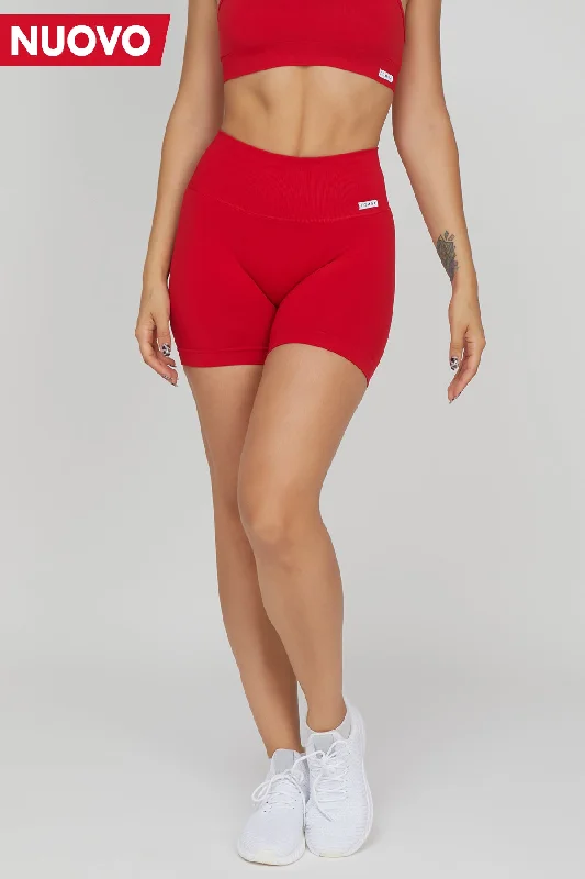 Shorts Shape-Up 2.0 Rosso Lampone Pancia Piatta