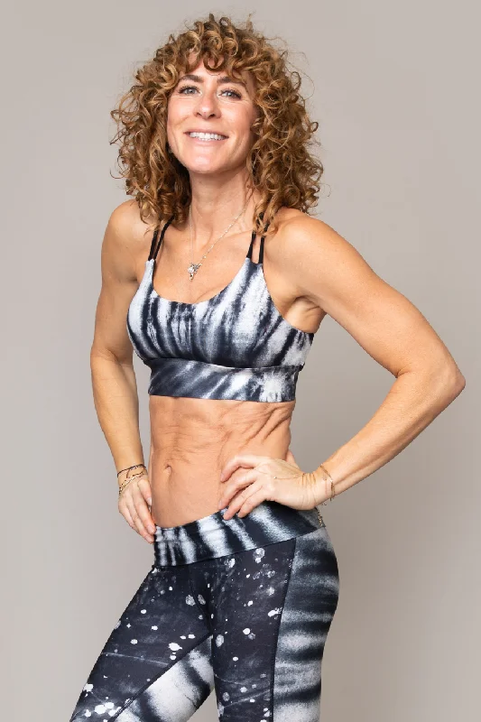 Tie Dye Diamondback Sports Bra - X-Ray