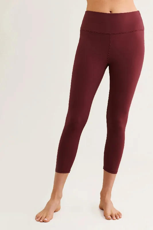 Legging capri taille haute - Femme