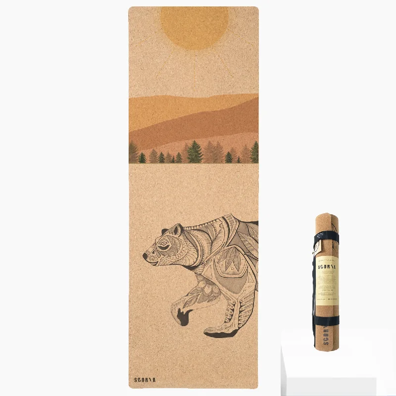 Day Bear Cork Yoga Mat | 3.5MM