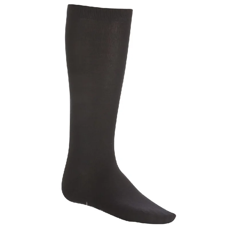 ADULT SKI SILK LINER SOCKS - BLACK