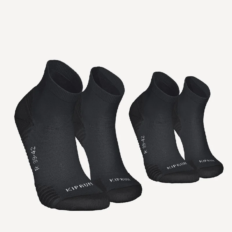 PACK OF 2 PAIRS OF RUN 500 THICK MID RUNNING SOCKS