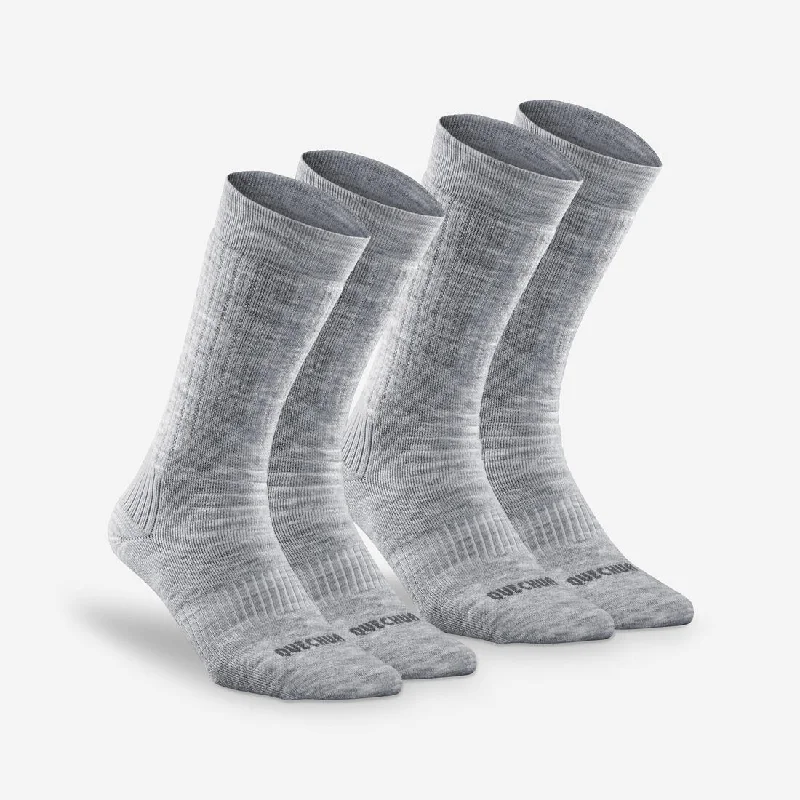 Warm Hiking Socks - SH100 MID - 2 Pairs