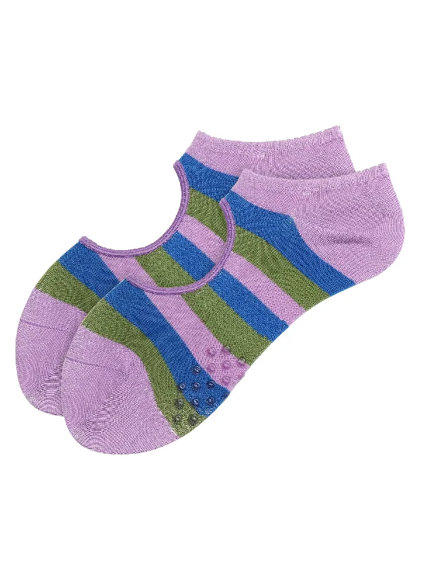 Yoga & Pilates Workout Socks | Earth Stripes