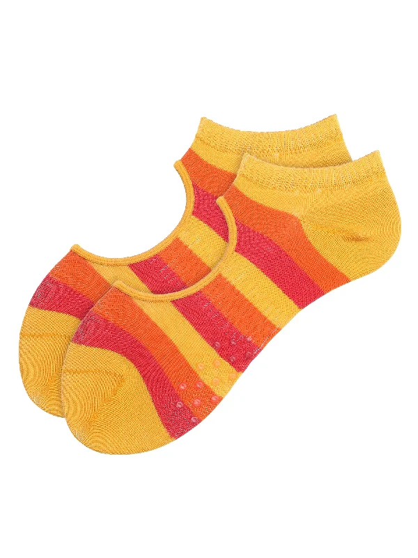 Yoga & Pilates Workout Socks | Fire Stripes