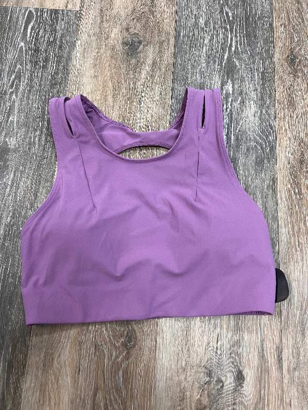 Athletic Bra By Lululemon In Purple, Size: 4 B/C