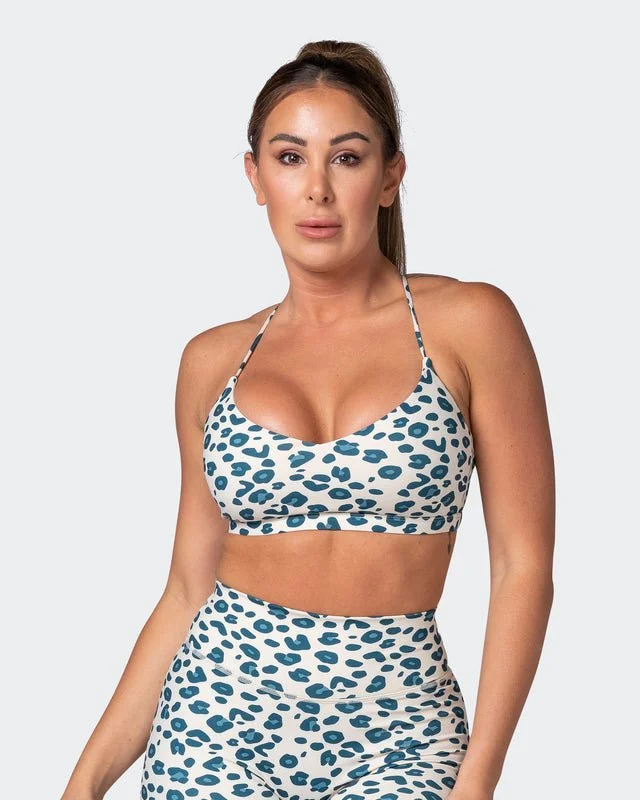 Sun Kissed Bralette - Marine Cheetah Print