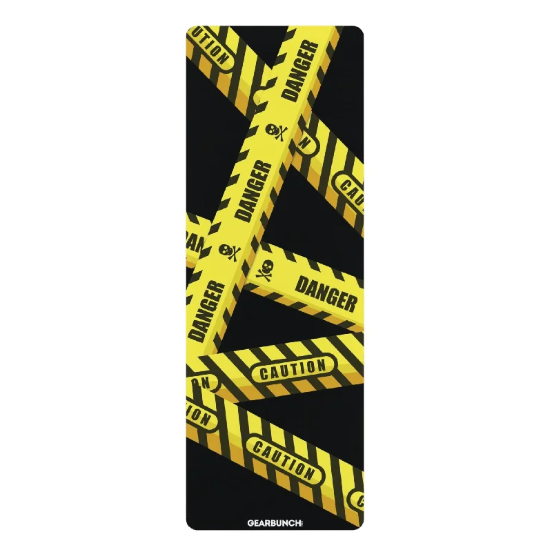 GearBunch Caution Tape Yoga Mat