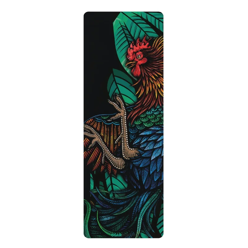 GearBunch Colorful Rooster Yoga Mat