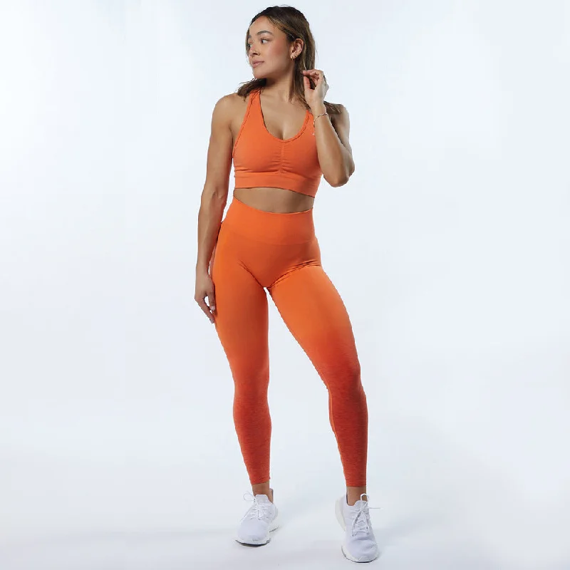 Gradient movement high waist pants Yoga suit suit seamless high intensity 5 colors