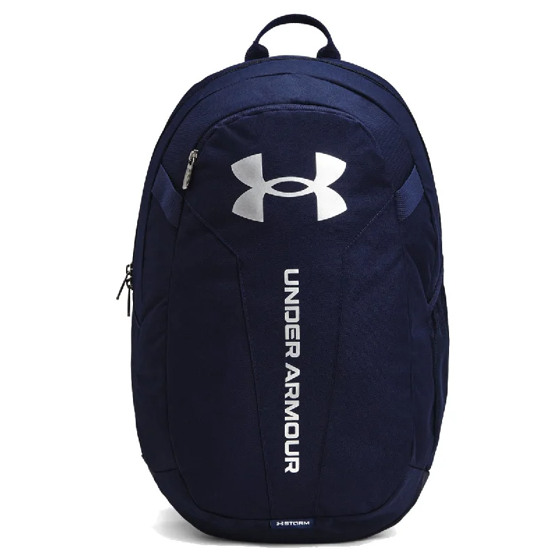 Under Armour Hustle Lite Backpack - Midnight Navy/Metallic Silver